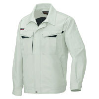 アイトス 長袖ブルゾンA アースグリーン×ブラック L AZ6550-005 1着（直送品）