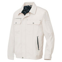 アイトス 長袖ブルゾンB ベージュ×ブラック 5L AZ6560-002 1着（直送品）