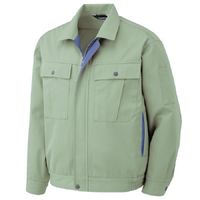 ミドリ安全 作業服 男女共用 春夏 長袖 ブルゾン GS2566 4L ライトグリーン 3120120808 1点（直送品）