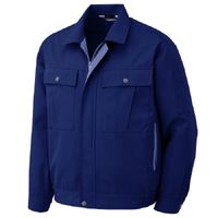 ミドリ安全 作業服 男女共用 春夏 長袖 ブルゾン GS2567 SS ネイビー 3120120902 1点（直送品）