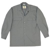 ミドリ安全 作業服 男性用 春夏 長袖 シャツ MS514 S グレー 3120100603 1点（直送品）