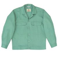 ミドリ安全 作業服 男性用 春夏 長袖 ジャンパー MS4009 4L エメラルドグリーン 3120002808 1点（直送品）