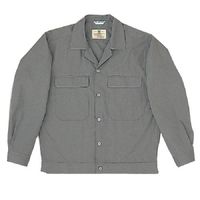 ミドリ安全 作業服 男性用 春夏 長袖 ジャンパー MS6001 LL グレー 3120101106 1点（直送品）