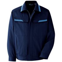 ミドリ安全 作業服 春夏 長袖 ブルゾン VES2397 5L ネイビー 3120004009 1点（直送品）