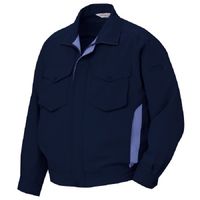 ミドリ安全 作業服 春夏 長袖 ブルゾン 帯電防止 RCS2467 L ネイビー 3120158305 1点（直送品）
