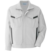 ミドリ安全 作業服 春夏 長袖 ブルゾン 帯電防止 VES2361 5L シルバーグレー 3120137309 1点（直送品）
