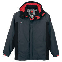 アイトス 防寒ジャケット チャコール×ブラック 3L AZ50109-014 1着（直送品）