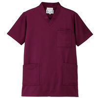 アイトス ニットスクラブ（男女兼用） ワイン 6L 861401-039 1着（直送品）