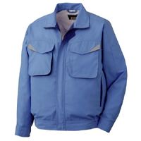 ミドリ安全 作業服 春夏 長袖 ブルゾン 帯電防止 GS2483 SS ブルー 3121194302 1点（直送品）