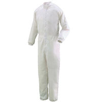 ミドリ安全 クリーンウェア 長袖 クリーンスーツ C1031W 一般型 M ホワイト 3148005104 1点(1着)（直送品）
