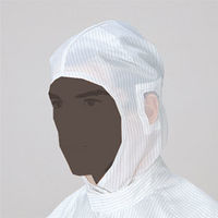 ミドリ安全 作業用 フード HSW フリー ホワイト 3189406020 1個(1枚)（直送品）