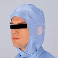 ミドリ安全 作業用 フード JCB L ブルー 3189406605 1個(1枚)（直送品）