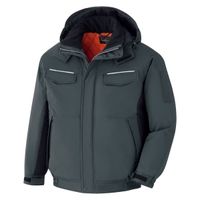 ミドリ安全 防寒服 ブルゾン 帯電防止 防水 VE1051 5L チャコールグレー×ブラック 3130023809 1点（直送品）