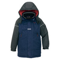 アイトス 防寒コート ネイビー×ブラック LL AZ6060-008 1着（直送品）