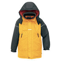 アイトス 防寒コート イエロー×ブラック LL AZ6060-019 1着（直送品）