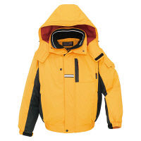 アイトス 防寒ブルゾン イエロー×ブラック M AZ6061-019 1着（直送品）