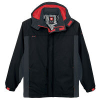 アイトス 防寒ジャケット ブラック×チャコール 3L AZ50109-010 1着（直送品）