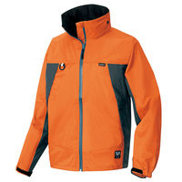 アイトス 全天候型ジャケット オレンジ×チャコール M AZ56301-063 1着（直送品）