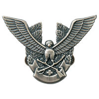 アイトス 帽章（鳥と剣）銀 銀 F AZ67008-003 1個（直送品）