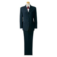 アイトス レディースジャケット（ノーベント） 008 ネイビー 13号 AZ151-008 1着（直送品）