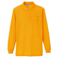 アイトス 長袖ポロシャツ（男女兼用） イエロー AZ-7614-019