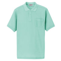 アイトス 半袖ポロシャツ（男女兼用） ミント 3S AZ7615-005 1着（直送品）