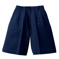 アイトス レディースシャーリングキュロット ネイビー 4L AZ7645-088 1着（直送品）