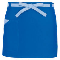 アイトス 腰下エプロン（コードレーン配色） ブルー F AZ8653-006 1着（直送品）