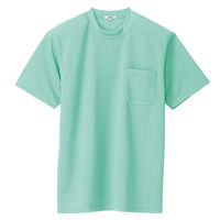 アイトス 吸汗速乾（クールコンフォート）半袖Tシャツ（ポケット付）（男女兼用） ミントグリーン AZ-10576-005