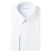 アイトス 長袖カッターシャツ ホワイト 48cm AZ43105-190 1着（直送品）