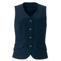 アイトス レディースベスト ネイビー 21号 866001-008 1着（直送品）