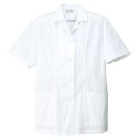 アイトス レディース衿付半袖調理着 ホワイト S HH337-001 1着（直送品）