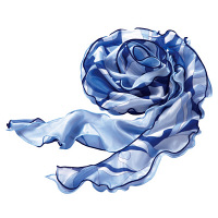 アイトス Pieds スカーフ ブルー F HCA1930-020 1枚（直送品）