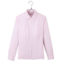 アイトス Pieds 長袖ブラウス ピンク 19号 HCB2611-038 1着（直送品）