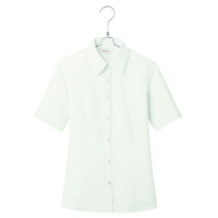 アイトス Pieds 半袖ブラウス グリーン 23号 HCB3500-040 1着（直送品）