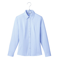 アイトス Pieds 長袖ブラウス サックス 27号 HCB3501-020 1着（直送品）