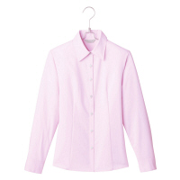 アイトス Pieds 長袖ブラウス ピンク 29号 HCB3501-038 1着（直送品）