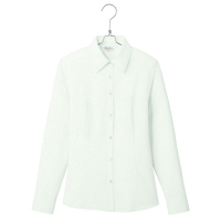 アイトス Pieds 長袖ブラウス グリーン 27号 HCB3501-040 1着（直送品）