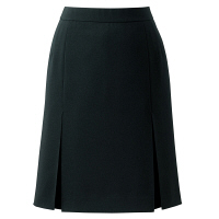 アイトス Pieds プリーツスカート ブラック 29号 HCS3501-099 1着（直送品）