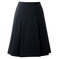 アイトス Pieds ソフトプリーツスカート ブラック 21号 HCS3602-099 1着（直送品）