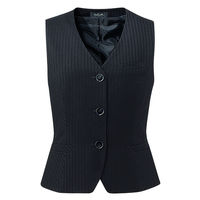 アイトス Pieds ベスト ブラック 5号 HCV8010-099 1着（直送品）