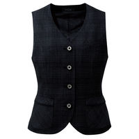 アイトス Pieds ベスト ブラック 13号 HCV8111-099 1着（直送品）