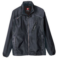 アイトス フードインジャケット（男女兼用） チャコール×ブラック AZ-10301-114