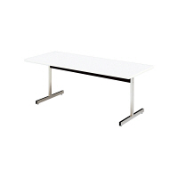 プラス LM 会議テーブル LM-188TR W4/P 幅1800×奥行750×高さ700mm 1台　（直送品）