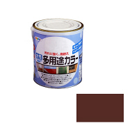 アサヒペン　水性多用途カラー　1.6L　チョコレート　（直送品）