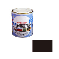 アサヒペン　水性多用途カラー　1.6L　黒　（直送品）