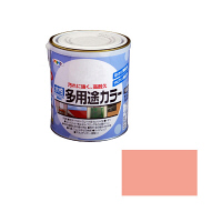 アサヒペン 水性多用途カラー 1.6L コスモスピンク （直送品） - アスクル