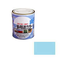アサヒペン　水性多用途カラー　1.6L　水色　（直送品）