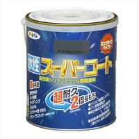 アサヒペン　水性スーパーコート　1.6L　アトランティックブルー　（直送品）