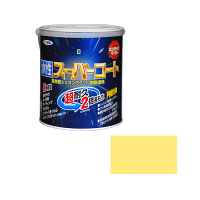 アサヒペン　水性スーパーコート　1.6L　クリーム色　（直送品）